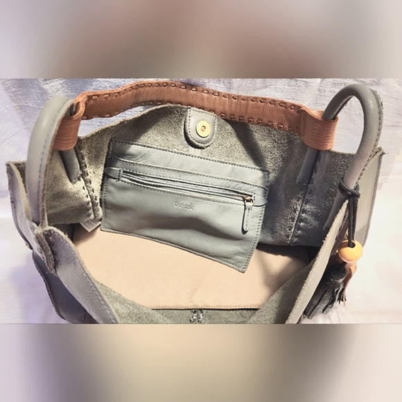 The Sak Gray and Brown Tote Bag - Picture 8 of 10